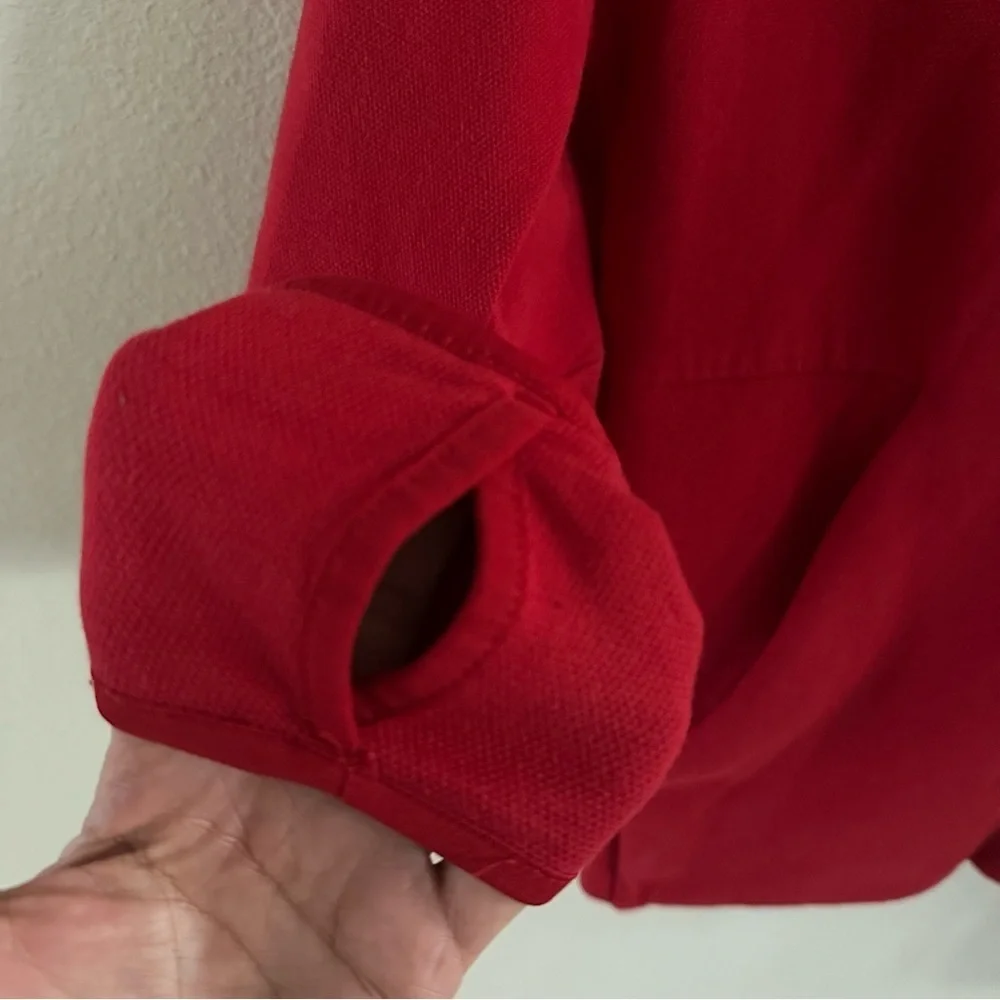 Adidas Red Full-Zip Hoodie Size XS Men